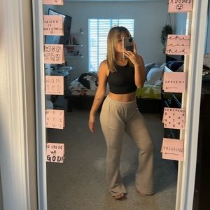 Beige Cotton On Loose Flare Pants